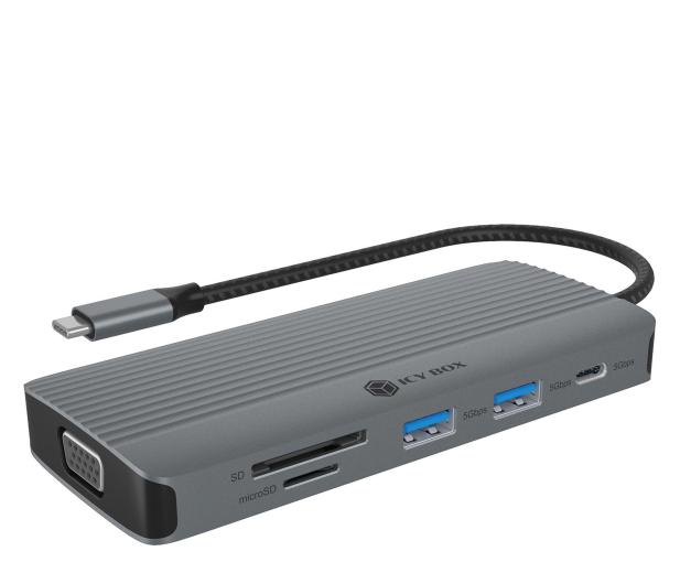 ICY BOX 10-in-1 Stacja dokująca USB-C IB-DK4040a-CPD - 1416375 - zdjęcie